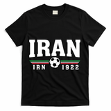 Iran Soccer Fan Vintage 1922 Tribute T-Shirt - Black