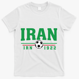 Iran Soccer Fan Vintage 1922 Tribute T-Shirt - White
