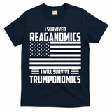 I Survived Reaganomics I Will Survive Trumponomics T-Shirt - Navy