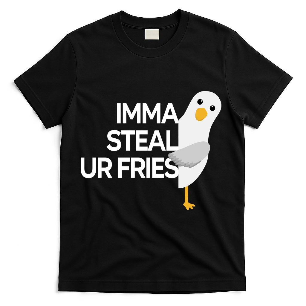 Imma Steal Ur Fries T-Shirt - Black
