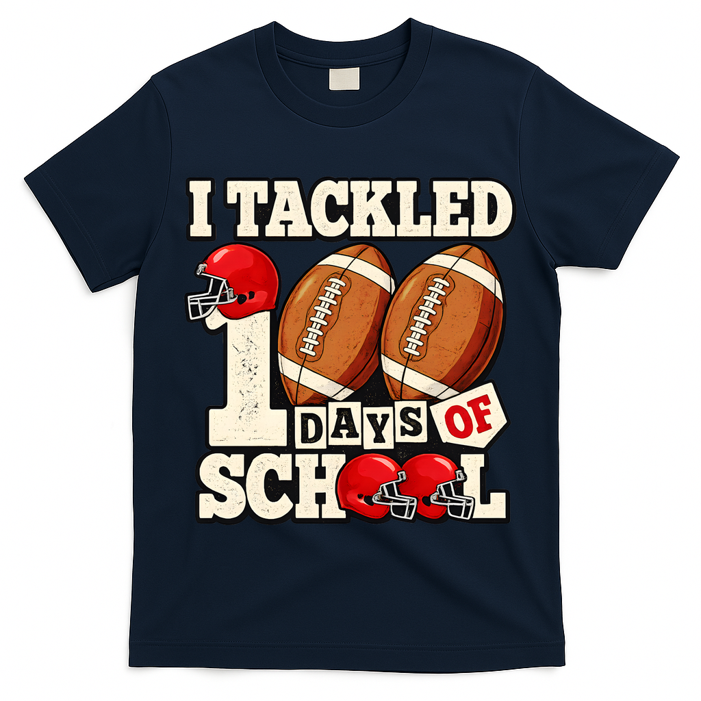 I Tackled 100 Days Of School T-Shirt