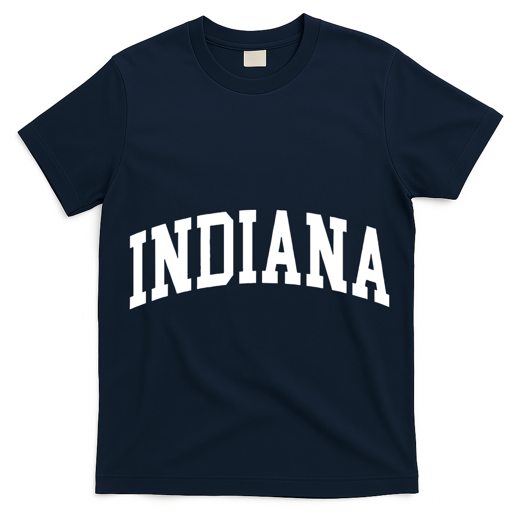 Indiana Throwback Classic Design T-Shirt