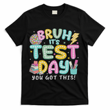 It’s Test Day Rock The School Test Day Teacher T-Shirt - Black