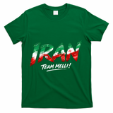 Iran Team Melli Soccer Fan Apparel T-Shirt - Green