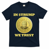 In $Trump We Trust Meme Coin T-Shirt - Navy