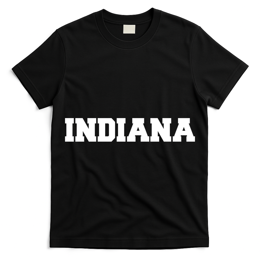 Indiana Vintage Athletic Sports Team Logo T-Shirt