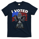 I Voted Werewolf T-Shirt - Navy Blue