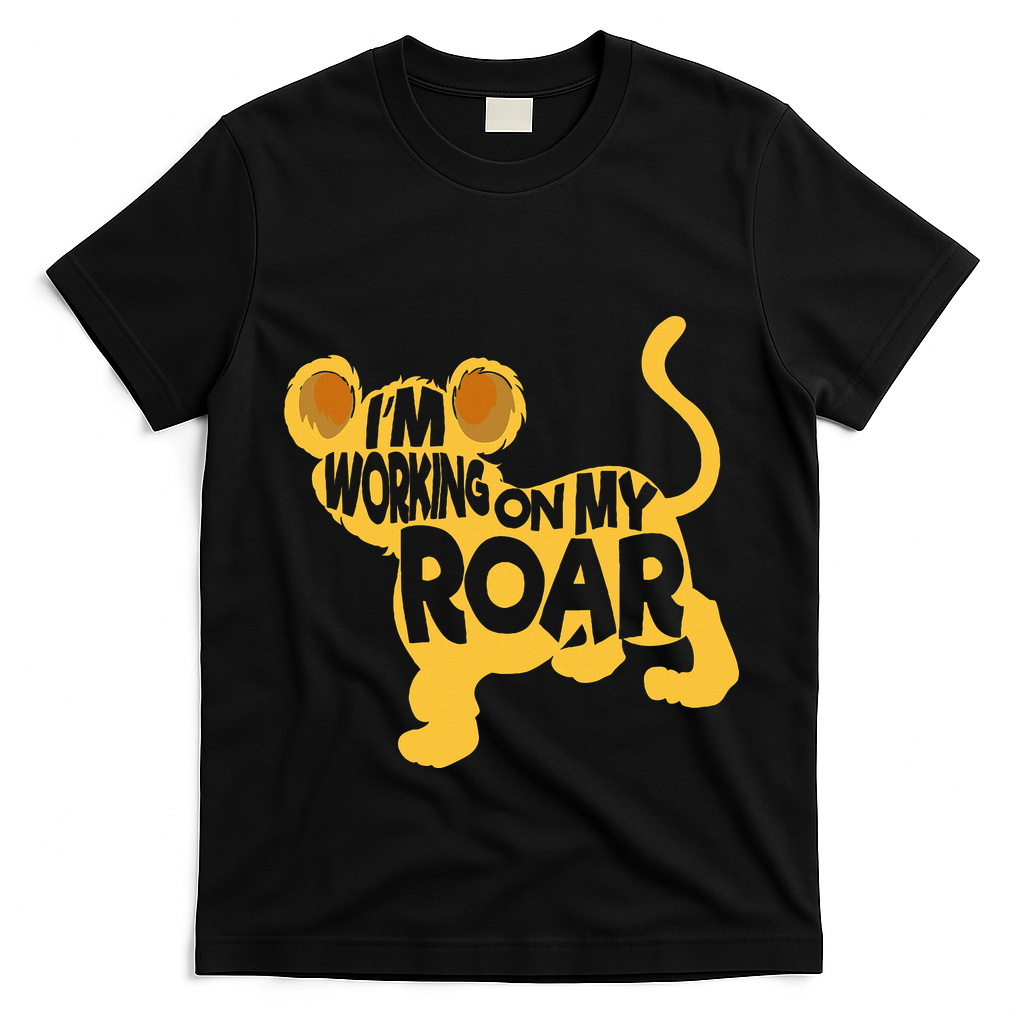 IM Working On My Roar Lion Whisperer Safari Wildlife Animal T-Shirt