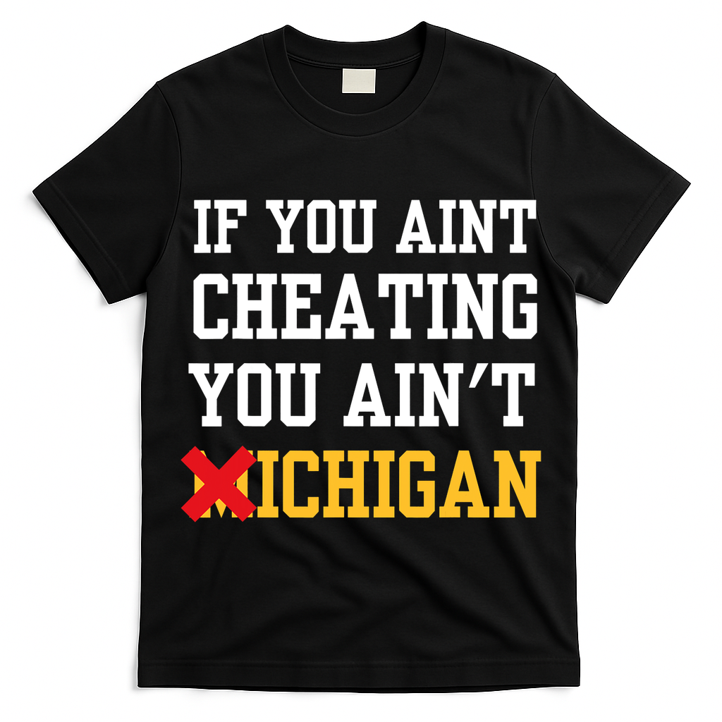 If You Aint Cheating You AinT Michigan T-Shirt