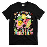 Just Another Day Closer To Summer Break Teacher T-Shirt - Black