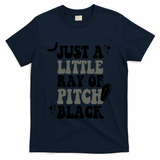Just A Little Ray Of Pitch Black Halloween T-Shirt - Navy