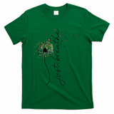 Just Breathe Dandelion And Buterflies Summer Top T-Shirt