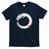 Japanese Dragon Enso Circle - Navy