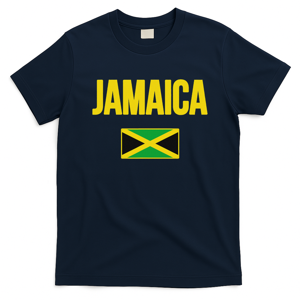 Jamaican Flag Jamaica Souvenir Love Travel Vacation T-Shirt
