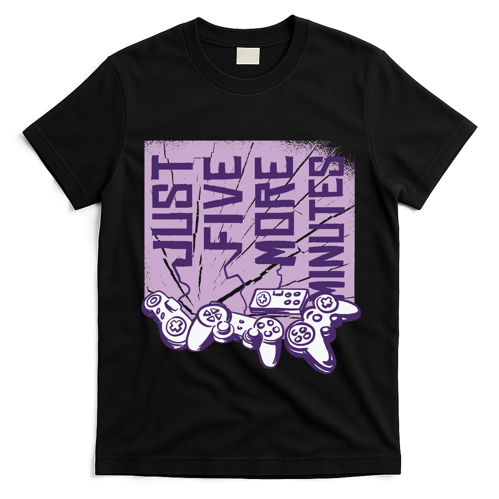 Just Five More Minutes Game T-Shirt