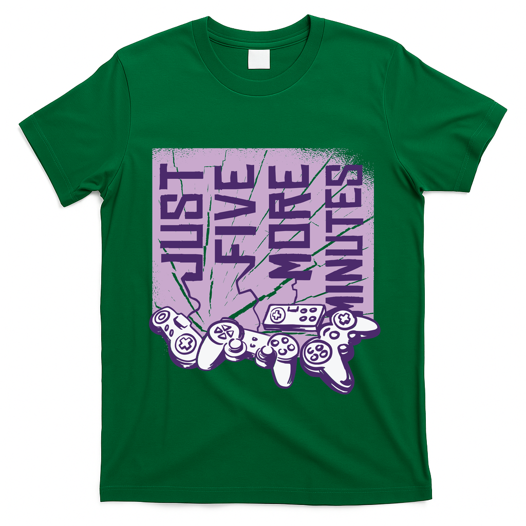 Just Five More Minutes Game T-Shirt