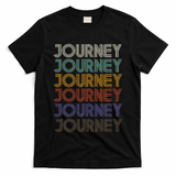 JOURNEY First Name Retro Vintage 90s Stylet T-Shirt
