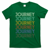JOURNEY First Name Retro Vintage 90s Stylet T-Shirt