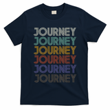 JOURNEY First Name Retro Vintage 90s Stylet T-Shirt