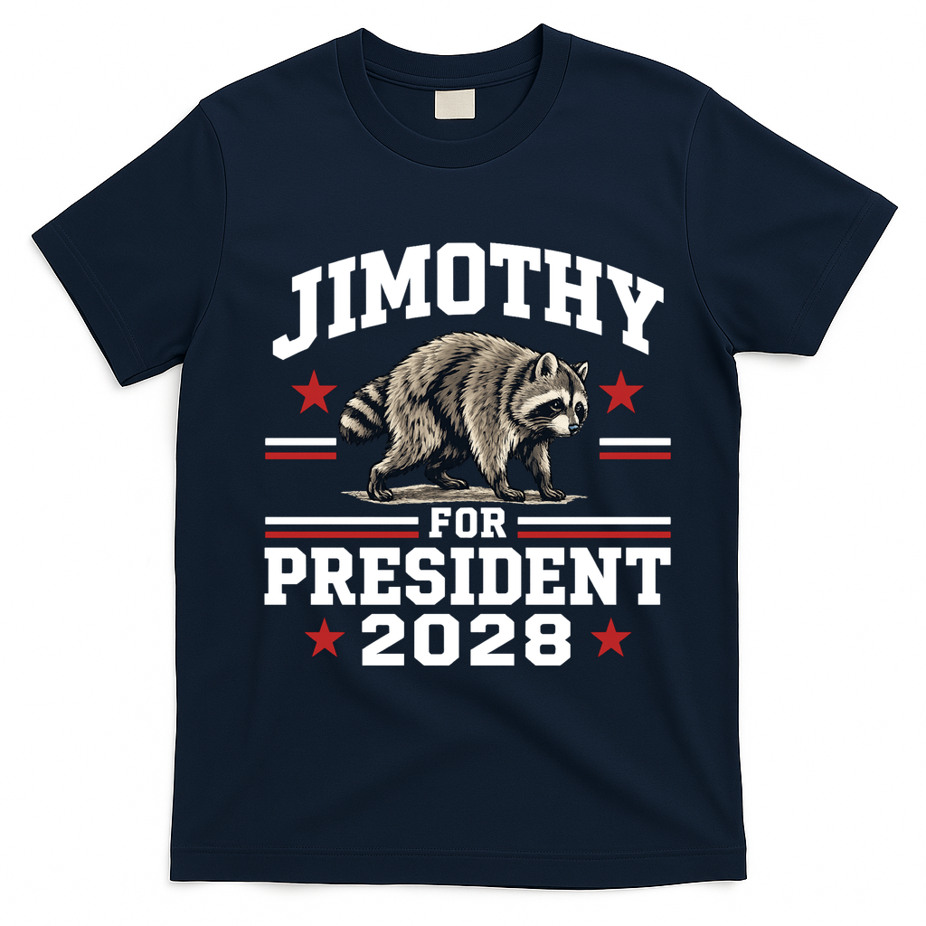 Jimothy For President 2028 T-Shirt - Navy Blue