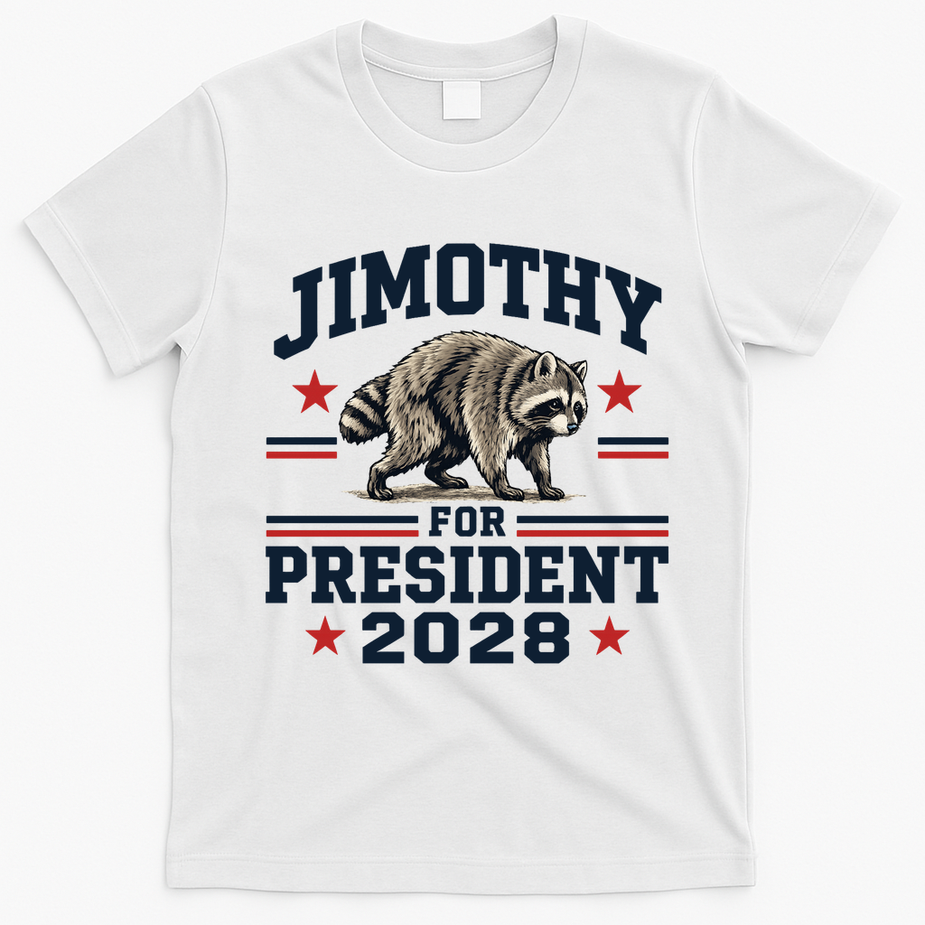 Jimothy For President 2028 T-Shirt - White
