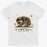 Jimothy Famous Seattle Raccoon T-Shirt - White