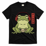 Japanese Gamer Frog Art Funny Vintage Gaming T-Shirt