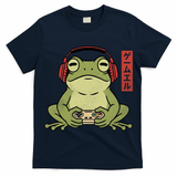 Japanese Gamer Frog Art Funny Vintage Gaming T-Shirt