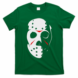 Jason Hockey Mask Halloween Friday 13th T-Shirt - Irish Green