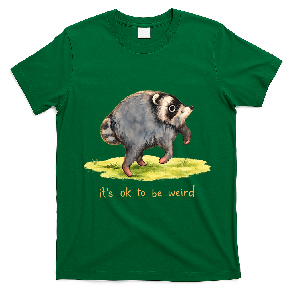Jimothy It’s Okay To Be Weird T-Shirt - Irish Green