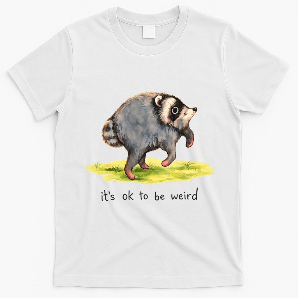 Jimothy It’s Okay To Be Weird T-Shirt - White
