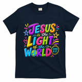 Jesus Is The Light Of The World T-Shirt - Navy Blue