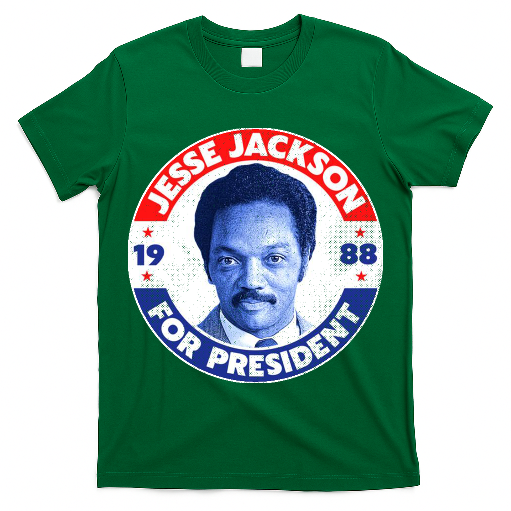 Jesse Jackson 1988 Vintage Retro President T-Shirt
