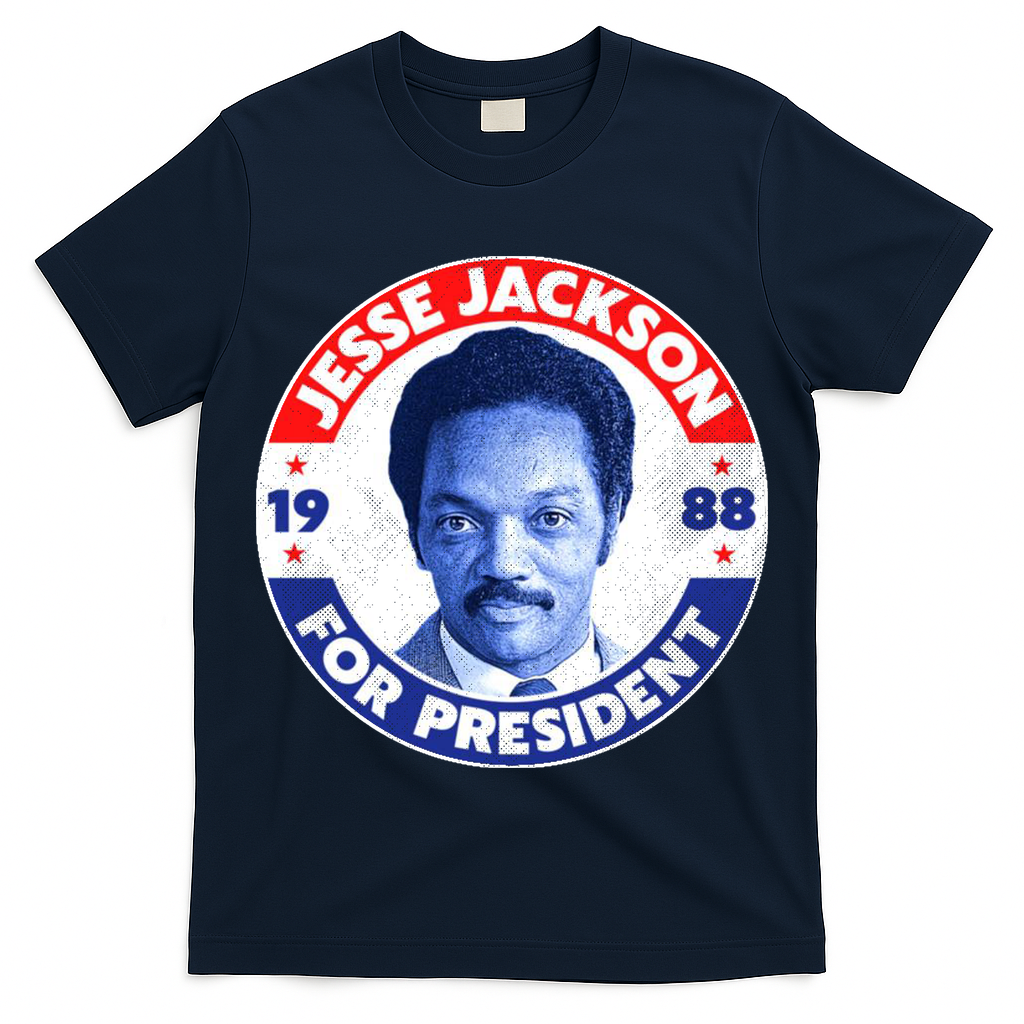 Jesse Jackson 1988 Vintage Retro President T-Shirt
