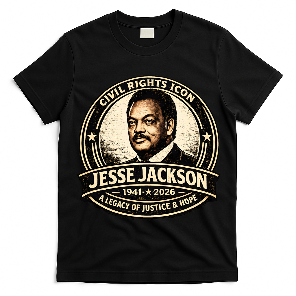 Jesse Jackson Civil Rights Icon 1941-2026 T-Shirt
