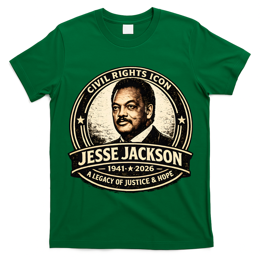 Jesse Jackson Civil Rights Icon 1941-2026 T-Shirt