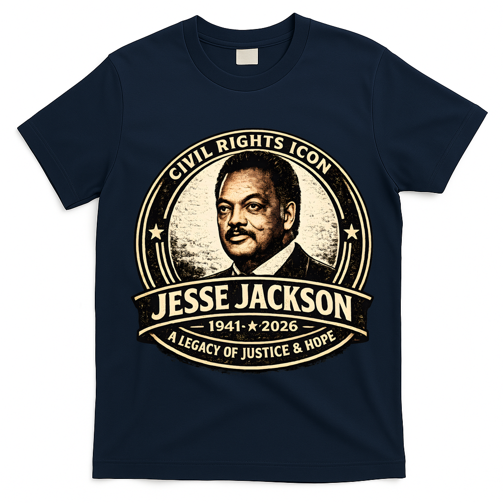 Jesse Jackson Civil Rights Icon 1941-2026 T-Shirt