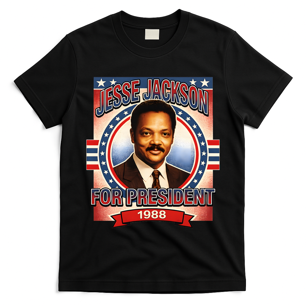 Jesse Jackson For President 1988 Vintage T-Shirt
