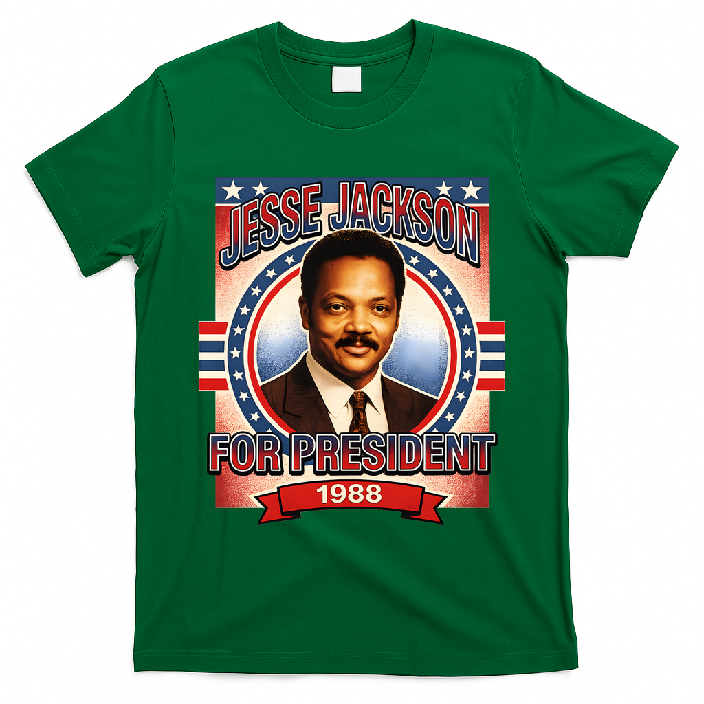 Jesse Jackson For President 1988 Vintage T-Shirt