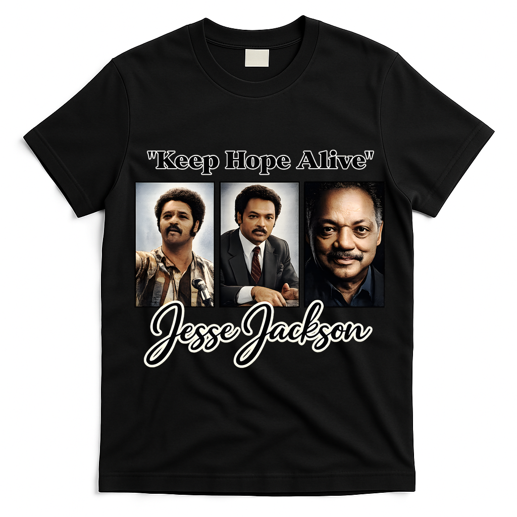 Jesse Jackson Keep Hope Alive RIP Tribute Memorial T-Shirt