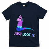 Just Loot It Llama Outfit For Teen Gamers T-Shirt