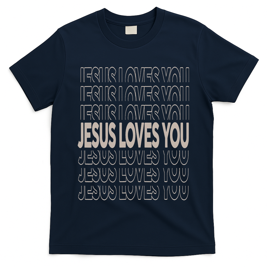 Jesus Loves You Christian Teen Girl God Son Brother T-Shirt