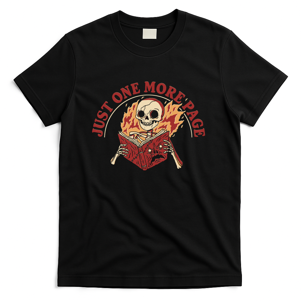 Just One More Page - Black