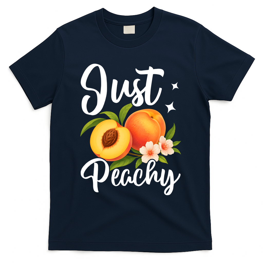 Just Peachy T-Shirt - Navy