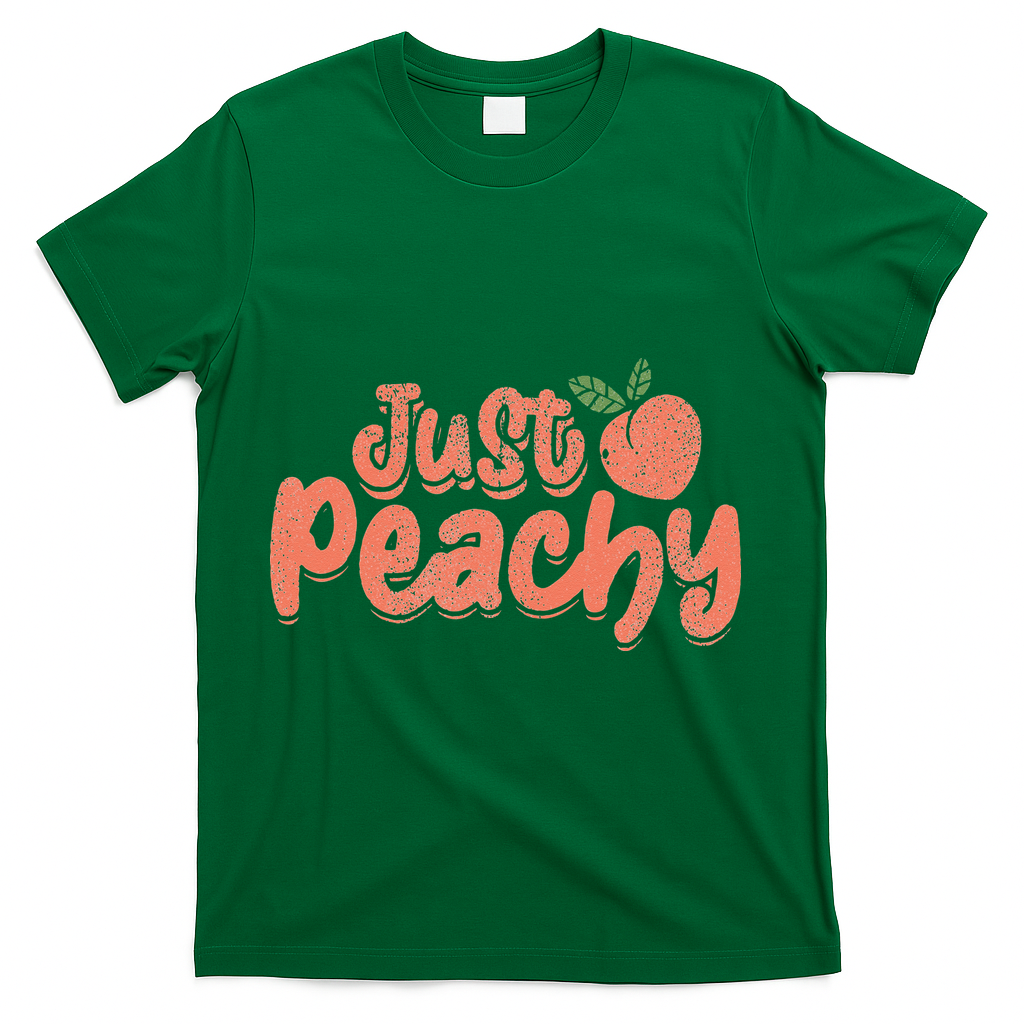 Just Peachy Sassy Summer Loving Peachy T-Shirt - Green