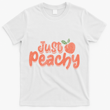 Just Peachy Sassy Summer Loving Peachy T-Shirt - White