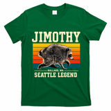 Jimothy Raccoon Ballard WA Seattle Legend T-Shirt - Irish Green