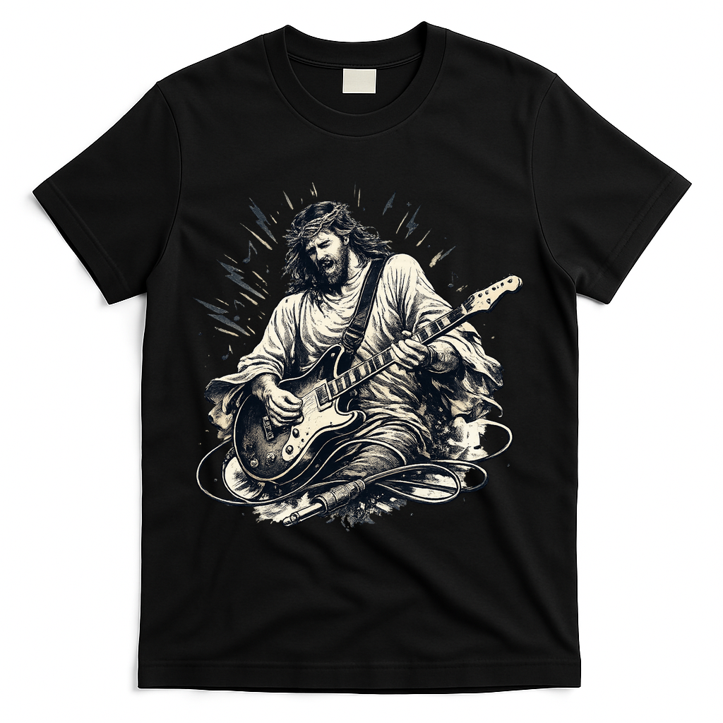Jesus Rocks T-Shirt - Black