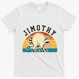 Jimothy Raccoon Seattle Feral Funny Trash Wildlife T-Shirt - White