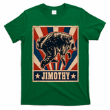Jimothy Viral Raccoon Poster Funny Trash Panda T-Shirt - Irish Green
